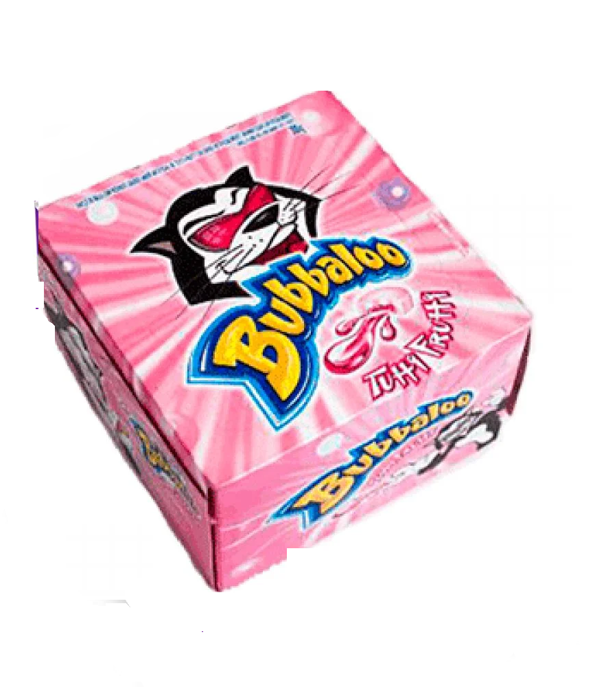 Bubbaloo Chiclete Tutti-Frutti Caixa 60 Unidades (300g)
